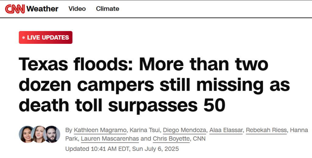 Texas Flood Tragedy 1