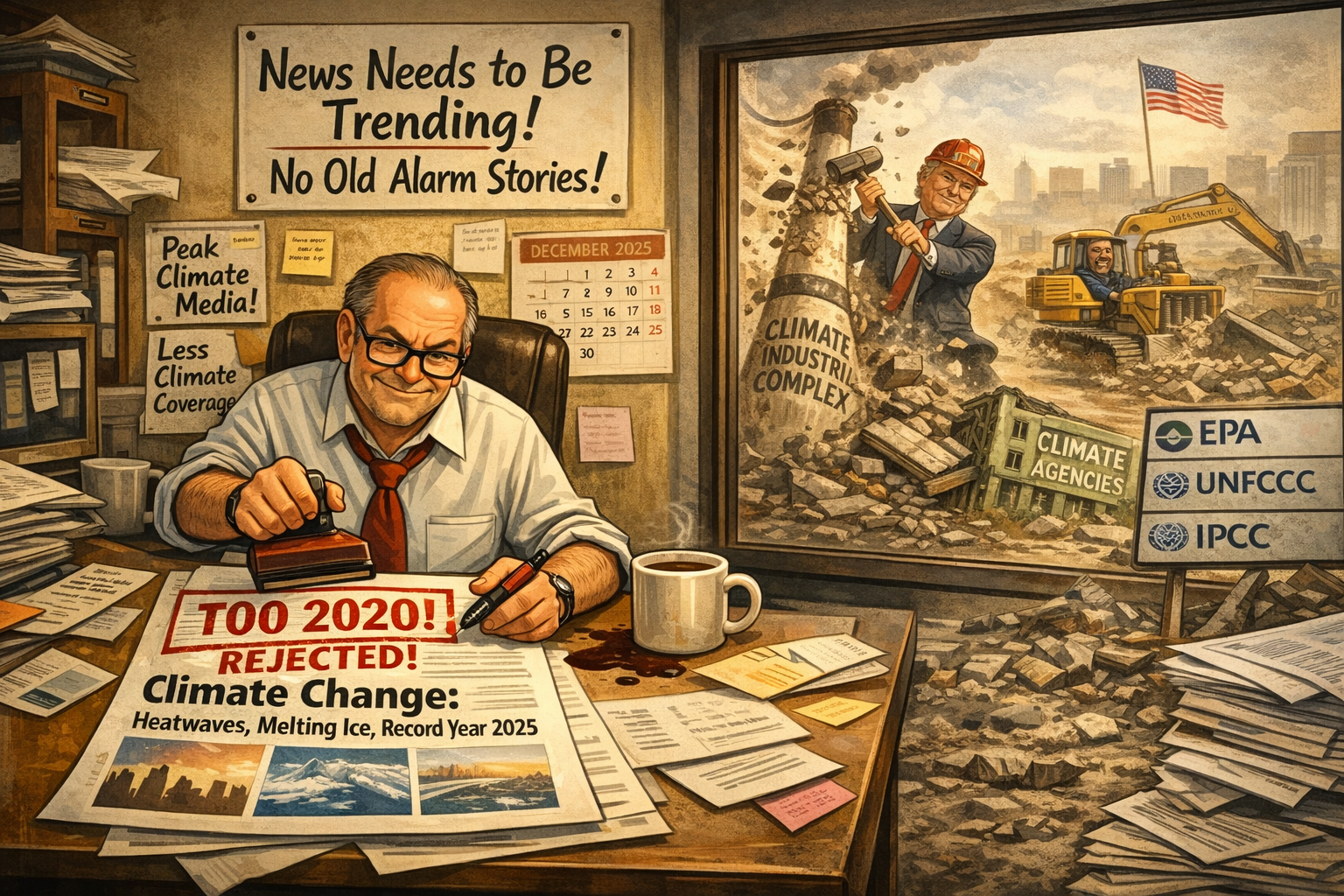 Good News Everyone! We hit ‘Peak Climate’ – Media Articles are in Decline